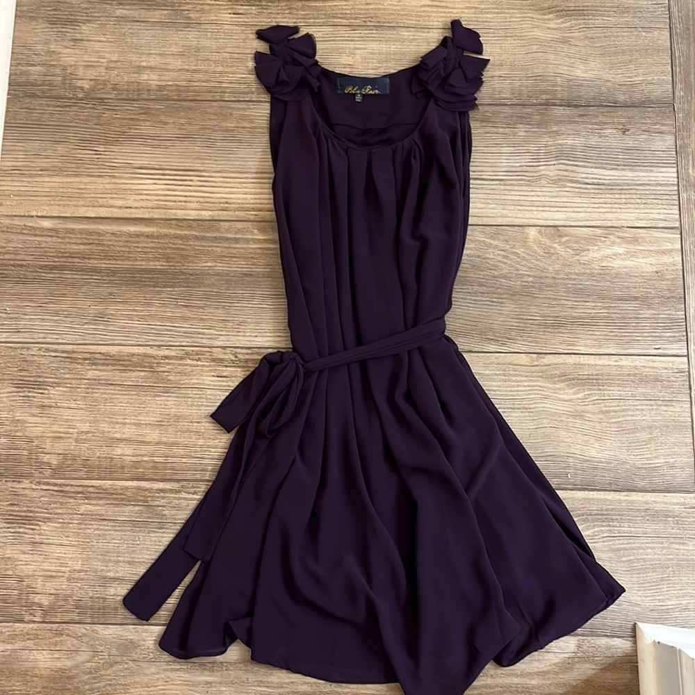Francesca’s Purple Chiffon Cocktail Dress